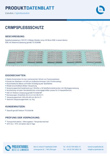 thumbnail of Crimpspleißschutz 58200000001