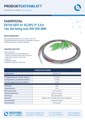 thumbnail of Faserpigtail E9 G657A1 SCAPC 48628020106