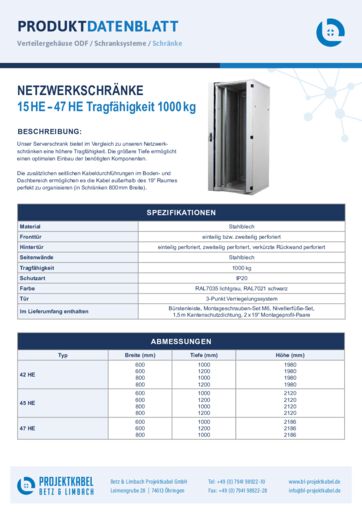 thumbnail of Netzwerkschrank-15HE-47HE-Tragfähigkeit-1000kg